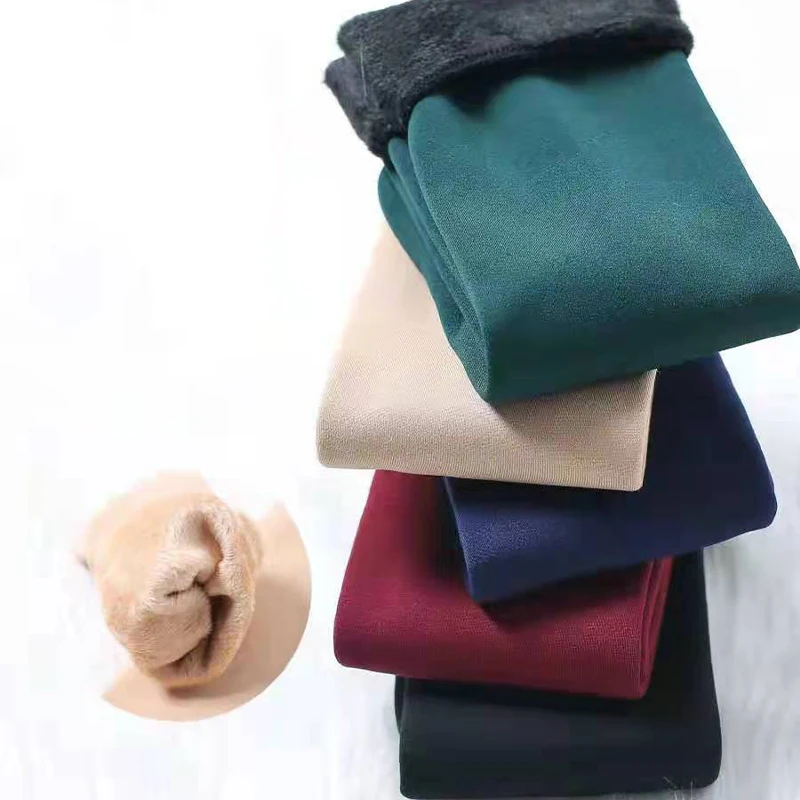 Bodensocken Socken für Mädchen Hochwertige Socken Warme Socken Socken Frauen verdickt Fleece Fleisch Farbe Winter Mondlicht Plüsch warme Baumwoll socken Gott Werkzeug Mittel rohr Schnees ocken Frauen Image