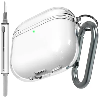 AirPods 4-Schutzhülle mit Reinigungsset, weiche Silikon-Schutzhülle für Apple AirPods 4. Generation, Hülle für Damen und Herren Image