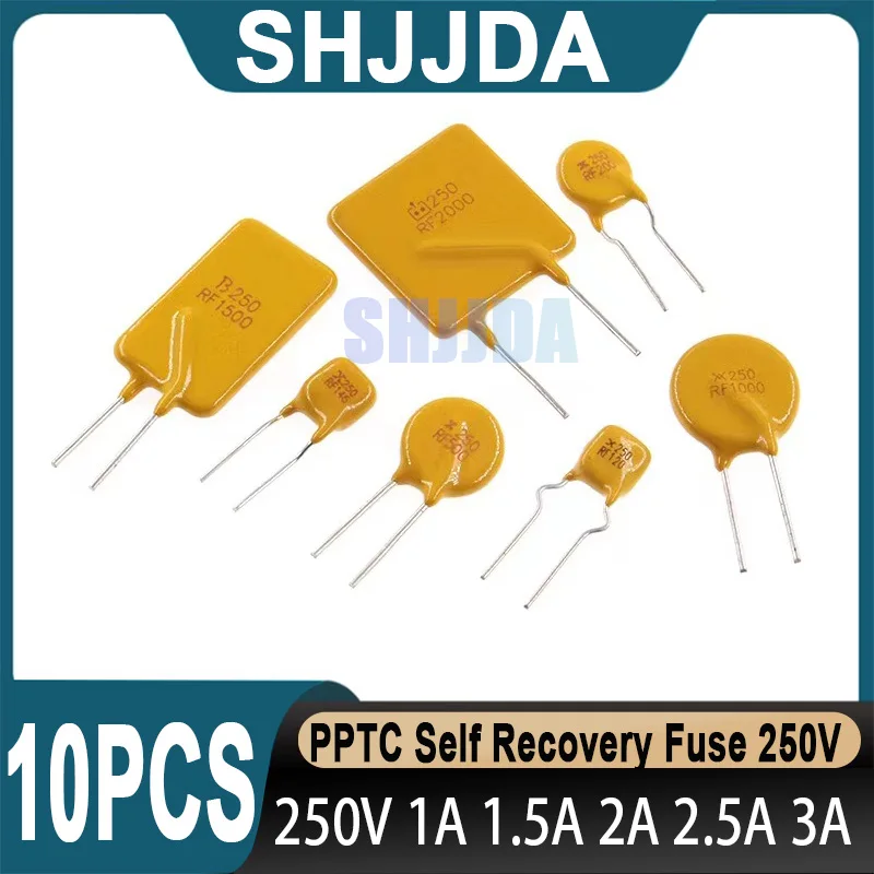 10 Stück pptc rücksetzbare Sicherung 250V 0,11 A 0,12 A 0,18 A 0,2 A 0,3 A 0,4 A 0,5 A 0,6 A 0,8 A 1a 1,2 A 1,5 A 2a 3a Stecken Sie die selbst rücksetzbare Sicherung ein Image