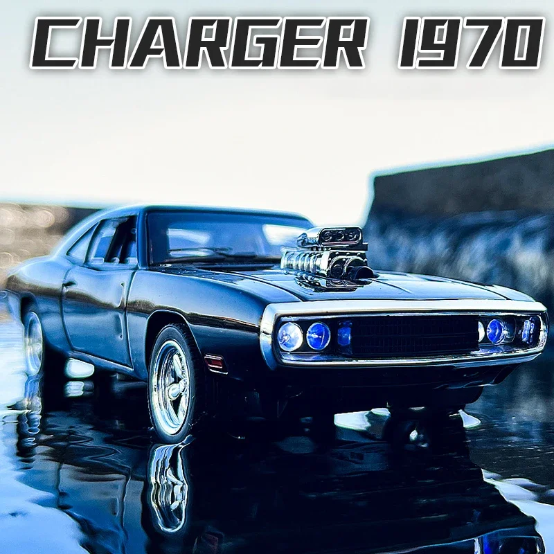 1:32 Dodge Charger 1970 Challenger Legierung Automodelle Kinderspielzeug für Kinder Klassisches Muscle Car Collection Automodell Image