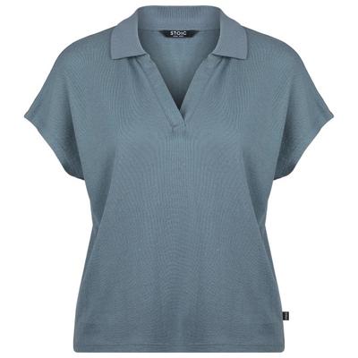 Stoic - Women's WoolHemp VarbergSt. Pique Polo - Polo-Shirt Gr XS grau Image