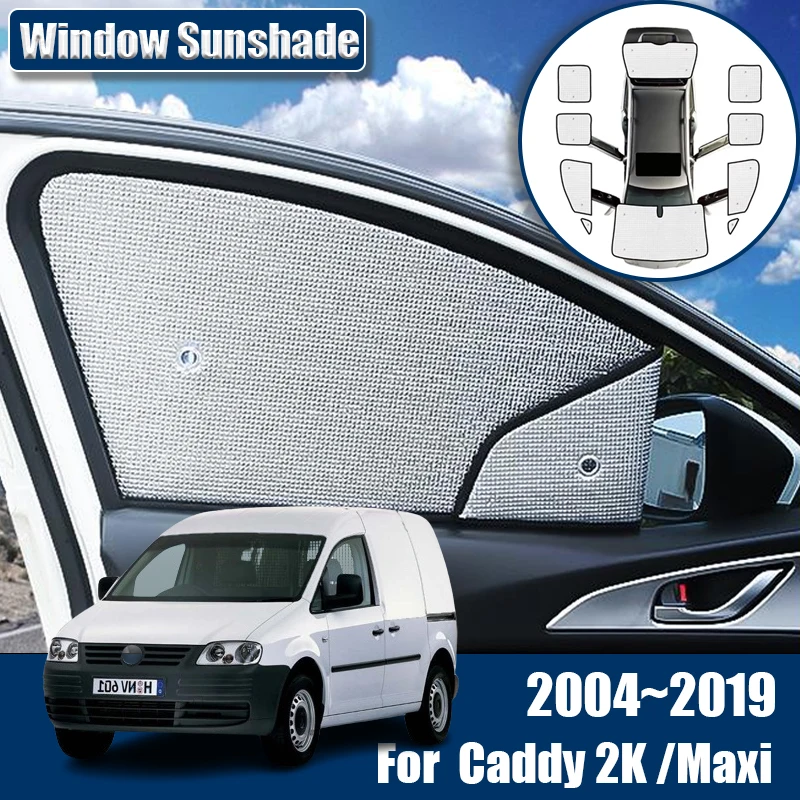 Für VW Caddy 2K Zubehör Volkswagen Maxi MK3 2004 ~ 2019 Auto Fenster Sonnenschirm Anti-Uv Visier Blind Abdeckungen Camper Innen Teile Image