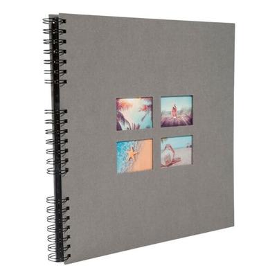 EXACOMPTA Fotoalbum Milano 32x32 cm 60 Seiten grau, 35x3.3 cm Image
