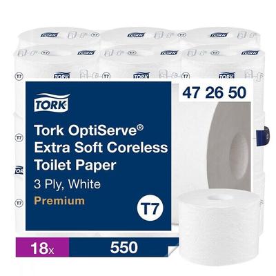 Tork Toilettenpapier T7 Premium 3-lagig, 18 Rollen weiß Image