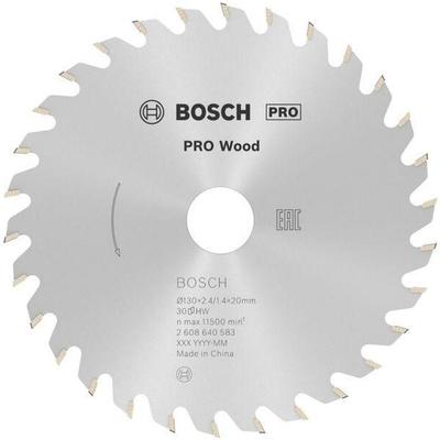 BOSCH Kreissägeblatt »PRO Wood 130 x 2,4 x 20 mm T30« 130,0 mm 30 Image