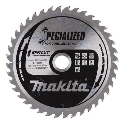 makita Kreissägeblatt »E-12223 EFFICCUT« 165,0 mm 40 Zähne braun