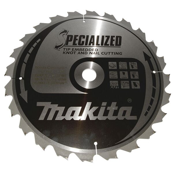 makita Kreissägeblatt »B-33087 SPECIALIZED« 355,0 mm 24 Zähne braun Image