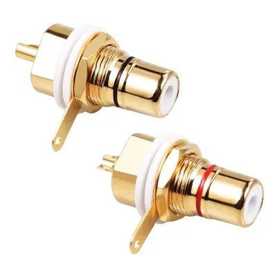 4/8/16PCS RCA Connector Audio Jack Female Socket AV Speaker Terminal Chassis Panel Mount CMC