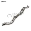 Performance racing 304 tubo centrale di scarico in acciaio inossidabile per BMW M3 E46 2004-2006 tubo di scarico del sistema di scarico dell'auto