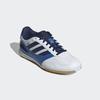 Fußballschuh ADIDAS PERFORMANCE "SUPER SALA COMPETITION III KIDS IN", Gr. 30, cloud weiß, dunkelblau, silber metallic, Synthetik, Textil, sportlich, Schuhe
