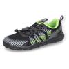 Sneaker DOCKERS BY GERLI, Kinder, Gr. 35, schwarz (schwarz, grau, neon), Textil, sportlich, Schuhe, Sportschuh, Schnürschuh, Freizeitschuh mit gepolsterter Innensohle
