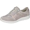 Schnürschuh WALDLÄUFER "M-IRA-Soft", Damen, Gr. 4 (37), grau (hellgrau), Veloursleder, Glattleder, Textil, metallic, klassisch, Schuhe, Freizeitschuh, Halbschuh, Schnürschuh, Schuhweite M (=extrem weit)