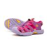 Outdoorsandale TROLLKIDS "KIDS KVALVIKA SANDAL", Gr. 33, schwarz rose, orange, Synthetik, Textil, mehrfarbig, sportlich, Schuhe