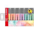 STABILO Textmarker Boss Original Pastel Etui VE=5x6 Stück