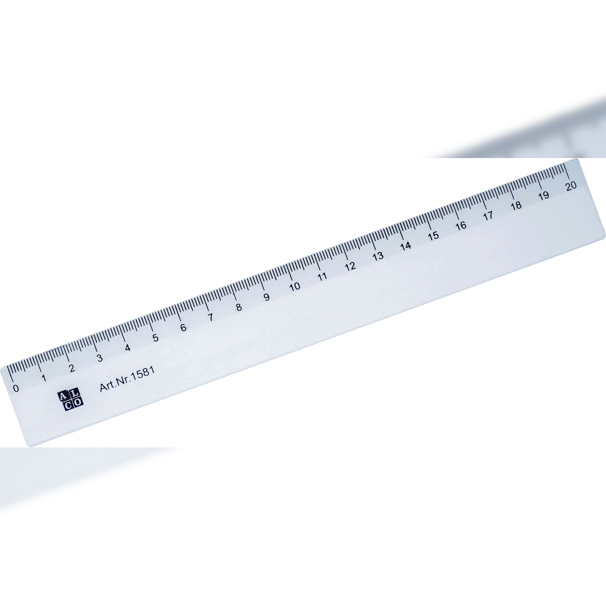 ALCO Lineal flexibel 20cm transparent Packung mit 12 Stück Image