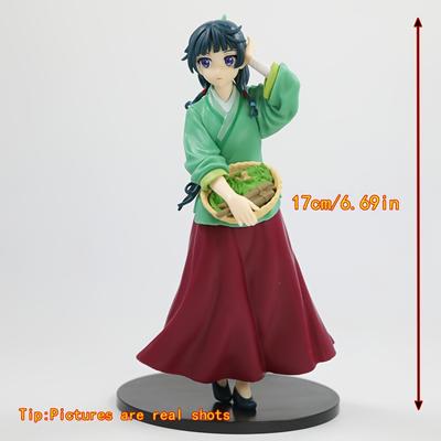 TEMU Anime-style Collectible Pvc Statue, Traditional Outfit Design, 17cm/6.69in, Decorative Figurine, With Ideal For Car Dashboard, Shelf Decoration, For Christmas And Halloween Gifts, Suitable 14+ Image