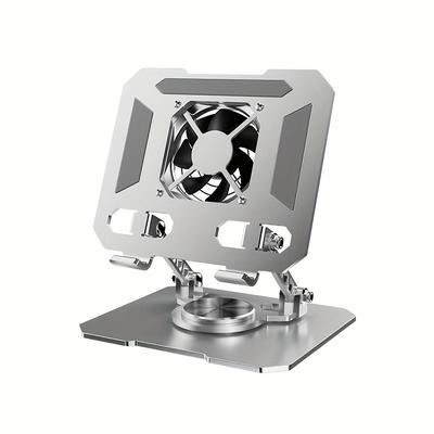 TEMU Cooling Tablet Stand Foldable Swivel Tablet Stand With Radiator For Watching Dramas/office/entertainment
