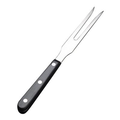 TEMU 3-in-1 Stainless Steel Bbq Fork Set, Outdoor Grilling Tongs And Meat Fork, Durable One-piece Western Steak Fork, Bbq Grill Tool For Home And Camping Image