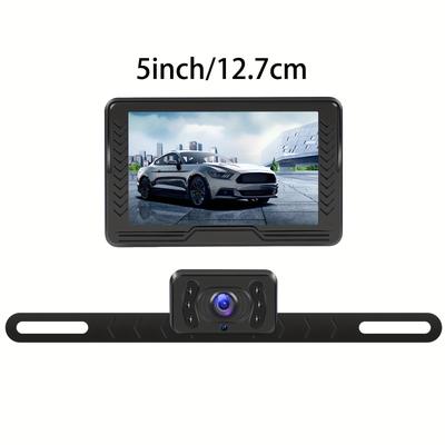 "TEMU Nhopeew Wireless Backup Camera 4.3" Hd Ips Screen Vehicle Rear View Monitor + Night Back Up Camera Parking System For Truck Rv Trailer Motorhome Bus Camper" Image