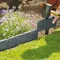 2Pcs Garden Fence Decor - Stone-Look Plastic Landscape Edging, Mini Yard Fencing for Outdoor