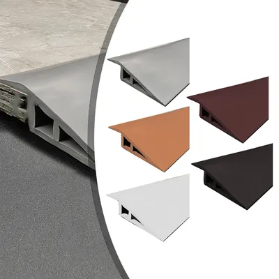 1pc 1m/39.37inch Floor Threshold Transition Closure Floor Transition Edge Strips Decoration Edge Finishes Laminate Thin Flooring
