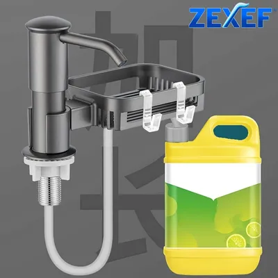 ZEXEF Kitchen Soap Dispenser Sink Soap Dispenser Pump Kitchen Hand Cleaner Tool Kitchen Pressure