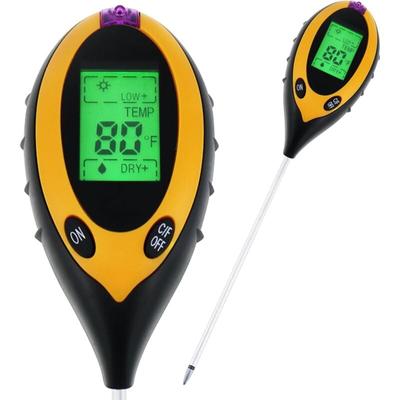 ZVD - 4-in-1-Tester zum Messen von pH-Wert, Säuregehalt, Sonnenlicht, Feuchtigkeit und Temperatur – Image