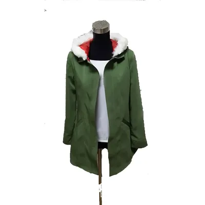Anime Yukine Olivgrüne Kapuzenjacke Cosplay Kostüm angepasst Image