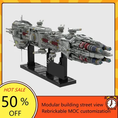 4344PCS NOVA Klasse Dreadnought von Babylon Space War Waffe MOC SpaceShip Schlacht Modell Bausteine Image