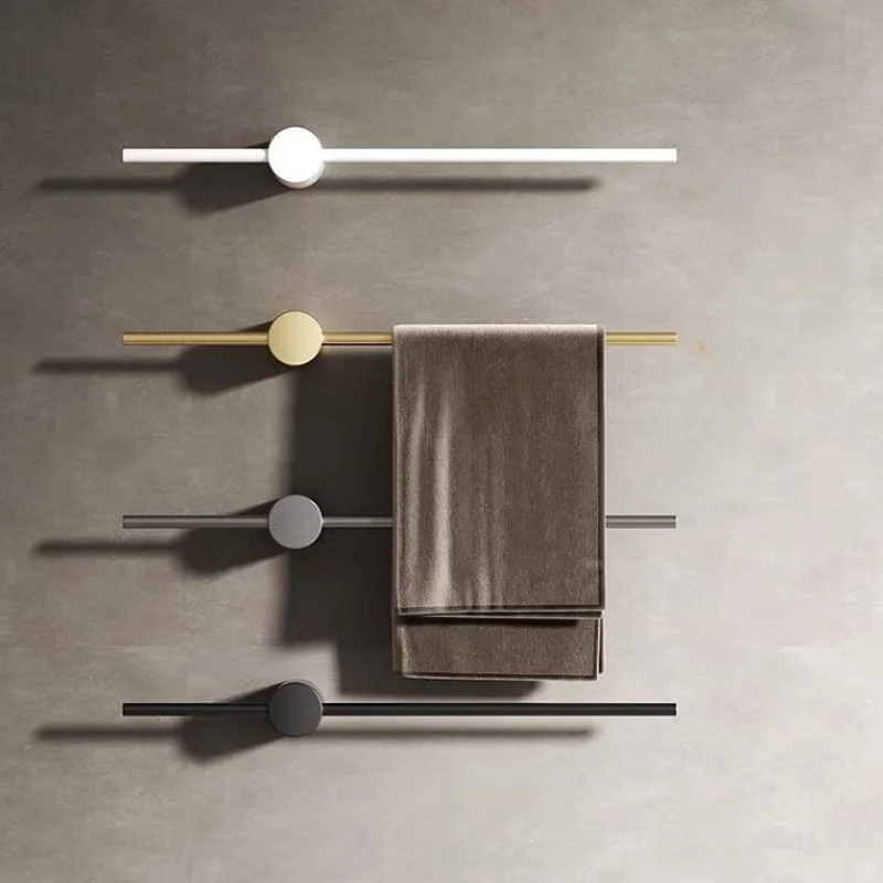 Bad Handtuchhalter Messing Wand-Wc Platz Weiß Bar Lagerung Schiene Regal Bad Hardware Set Zubehör Aufhänger