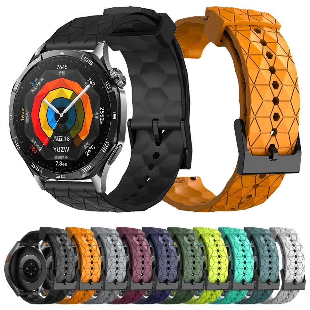 22mm 20mm Silikon Universal Strap Für Huawei Uhr Band GT 5 GT4 GT 3 2 Pro 42 46mm Sport Gürtel Uhr 4 Pro Armband Zubehör Image