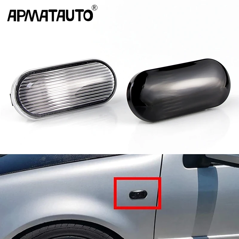 2 Stücke Für Ford Focus MK2 2004 2005 2006 2007 C-Max Fiesta Fusion Galaxy Seitenmarkierungsleuchte Abdeckung Gehäuse Shell Autozubehör Image