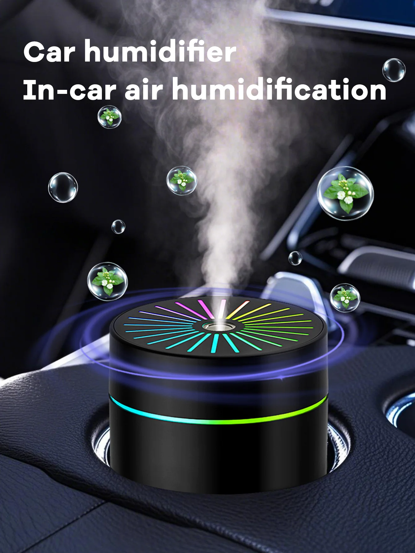 Neue Produkte Mini Luftbefeuchter USB Aroma Diffusor Ätherisches Öl Reiniger Aromatherapie Nebel Maker Lichter Für Auto Hause Schlafzimmer Image