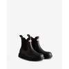 Gummistiefel HUNTER "CHELSEA COMMANDO BOOT", Gr. 39, schwarz, Synthetik, sportlich, Schuhe, wasserdicht