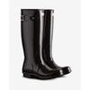 Gummistiefel HUNTER "ORIGINAL TALL GLOSS BOOT", Gr. 39, schwarz, Synthetik, sportlich, Schuhe, wasserdicht
