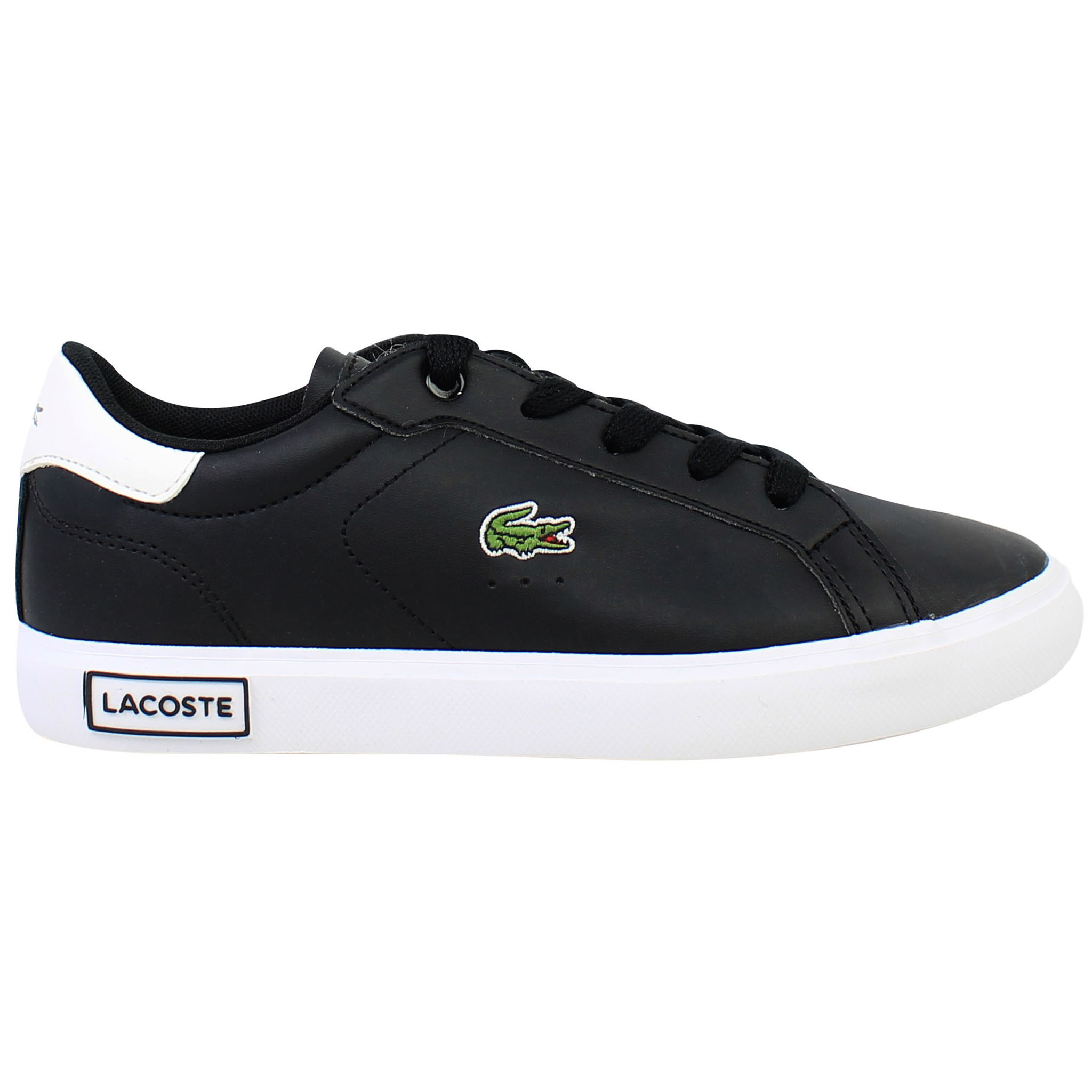 Lacoste Powercourt 0721 1 SUC Kinder Schwarz Sneakers