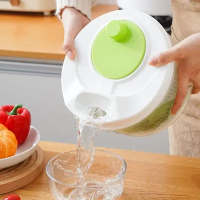 Multifunctional Household Manual Vegetable Dehydrator - Salad Spinner with Fruit, Lettuce Drain