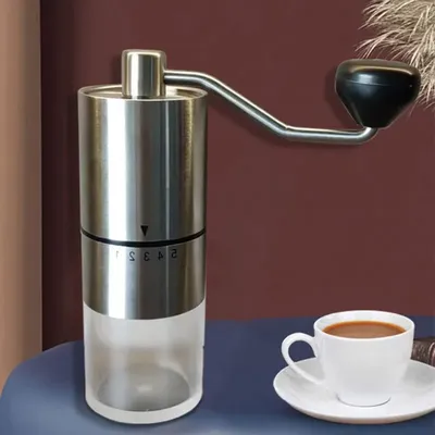 Manual Coffee Grinder Portable Coffee Bean Grinders Mini Stainless Steel Easy Hand Handmade Mill