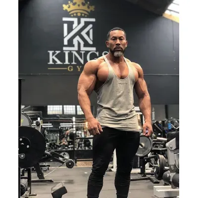 New Muscle Fitness Brother Vest For Men Outdoor Ru...