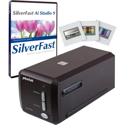 OpticFilm 8300i Ai Film Scanner - Converts 35mm Film & Slide into Digital, Bundle SilverFast Ai