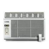 Commercial Cool Window Air Conditioner 8000 BTU AC Window Unit Cools Up to 350 Square Feet Window AC Unit with Full Function Remote Control 3 Cooling Speeds and Fan Only Function CWAM08W6C White