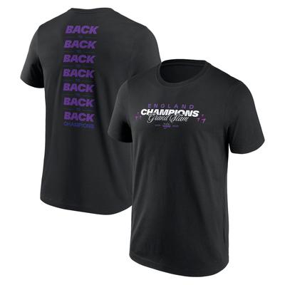 Guinness Damen Six Nations 2025 England Grand Slam Champions T-Shirt – Schwarz Image