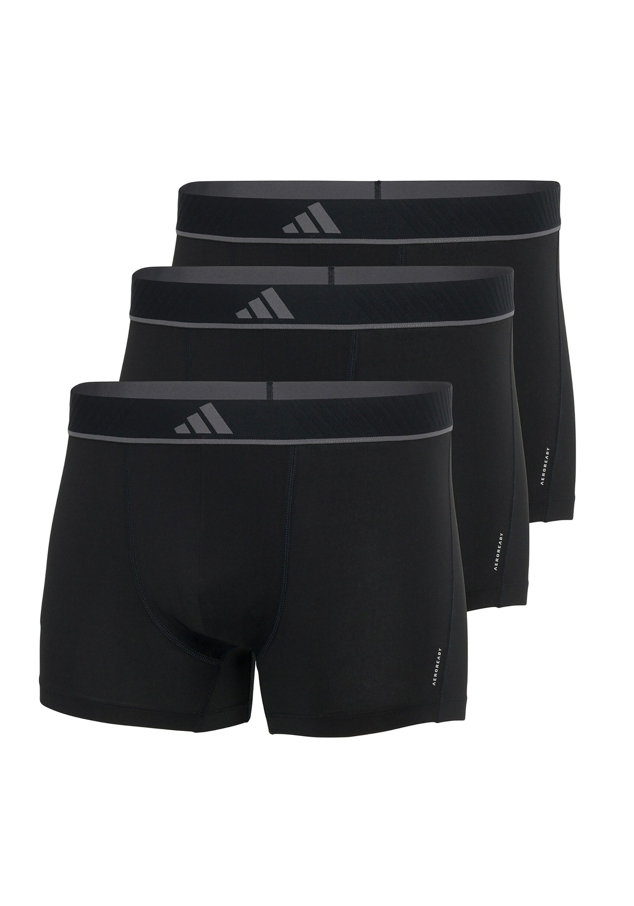 "Boxershorts ADIDAS ORIGINALS ""Boxershort Trunks Active Micro Flex Eco 3P 3er Pack"", Herren, Gr. XL, schwarz, Obermaterial: 85