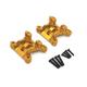 PLOQAZEH RC Car Repair Kit For SCY 16101 16102 16103 16104 16106 16201 For For JJRC Q117 1/16 RC Car Spare Parts Metal Upgraded Rear And Rear Shock Absorbers(Yellow)