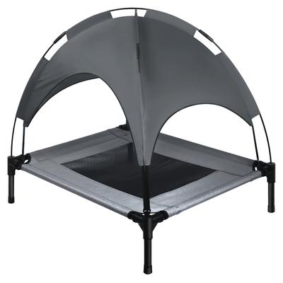 TEMU Dog Beds With Sun Canopy Roof Raised Dog Lounger Portable Dog Tent Frame And Oxford Cloth Non-slip Pet Bed For Indoor & Outdoor Image