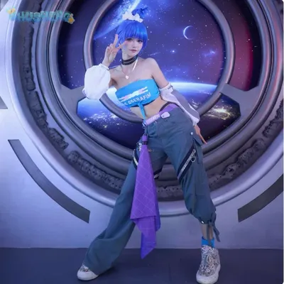 D.Va OW Cosplay Overwatch LE SSERAFIM Zusammenarbeit mit Mädchengruppen Kostüm Halloween Party Mode Image