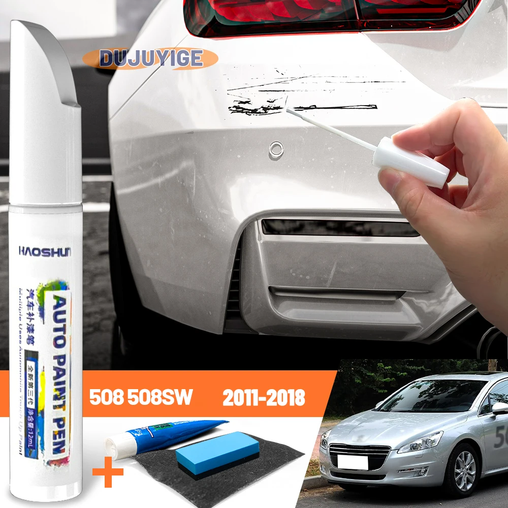 Autolack Stift Farbe Pflege Kratzer Reparatur Wachs Malerei Kratzer Entferner Für Peugeot 508 508 SW 2011-2018 2012 2013 2014 2015 2016 Image
