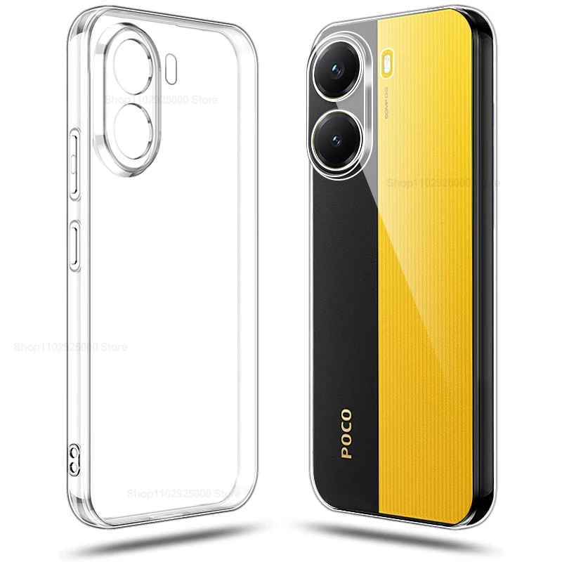 Poco X7 Pro Hülle Ultradünne Transparente Handyhülle für Xiaomi Poco X7 Pro Poco X 7 Pro X7Pro Pocox7 Pro 5G Durchsichtige Weiche TPU-Abdeckung Image
