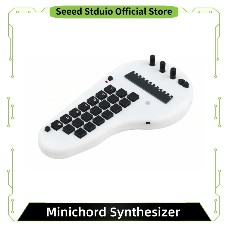 Minichord Synthesizer Mini Chord Synthesizer Musiker Musikgerät, USB MIDI, Open Source, 21 Chord Selector Buttons, Custom Image
