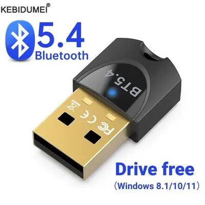 USB Bluetooth 5.4 5.3 Adapter Wireless Dongle Adapter für PC Wireless Mouse Tastatur Musik Audio Image
